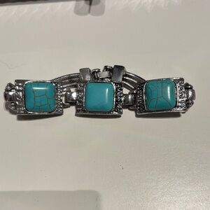 Turquoise Silver Braclet